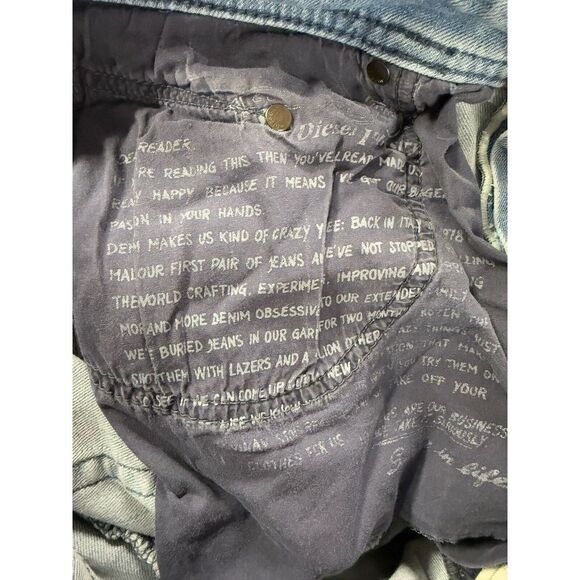 Diesel Industry Belther Jeans Men's Tagged 31 Regular Slim Tapered 30" Inseam - Picture 7 of 14